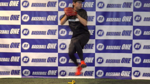【野球  練習メニュー】クイック時の軸足での並進動作を覚える練習方法