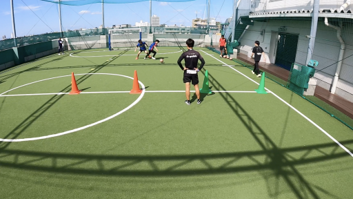 【サッカー  練習メニュー】1v1攻撃 キックインからの攻防