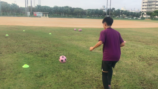 【  練習メニュー】対面パス&コントロール②