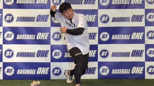 【野球  練習メニュー】押し手側の肘が体から離れないようにするための練習方法
