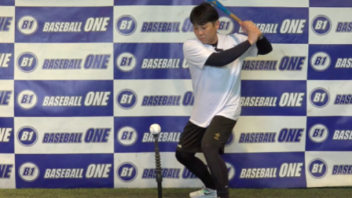 【野球  練習メニュー】後ろ足を回しすぎないようにするための練習方法