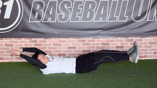 【野球  練習メニュー】回転動作時の力の入れ方を覚えるトレーニング
