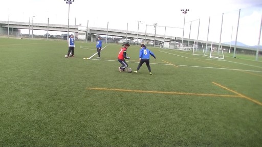 【サッカー  練習メニュー】1v1