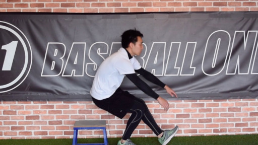 【野球  練習メニュー】片足での動きをできるようにするためのトレーニング