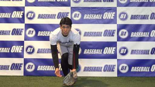 【野球 練習メニュー】捕球の位置を覚える練習方法
