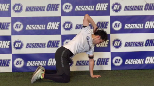 【野球  練習メニュー】肩甲骨と胸郭の動きを良くするメニュー