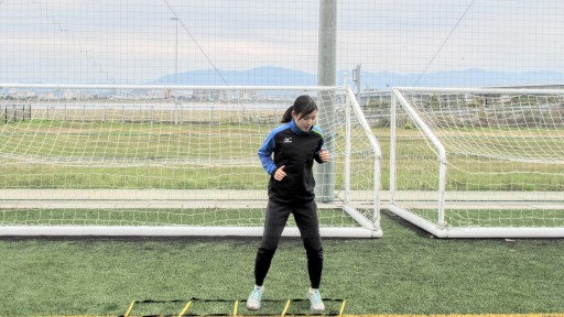 【サッカー  練習メニュー】ラダートレーニング中級編ー３
