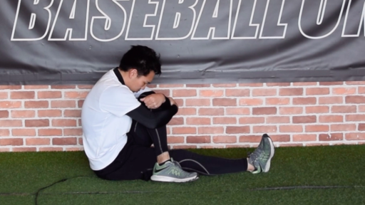 【野球  練習メニュー】お尻周りを伸ばすストレッチ
