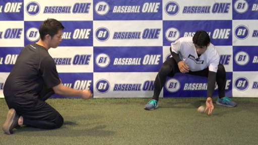 【野球 練習メニュー】シングル捕球を覚えるための練習方法