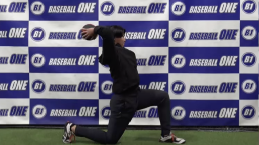 【野球  練習メニュー】前足の力強さを出してくMBスロートレーニング