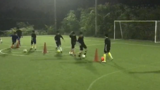 【フットサル 練習メニュー】大人数 ドリブルドリル③