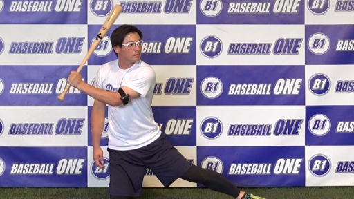 【野球  練習メニュー】インパクトと頭の距離を覚える為の練習方法(引き手)