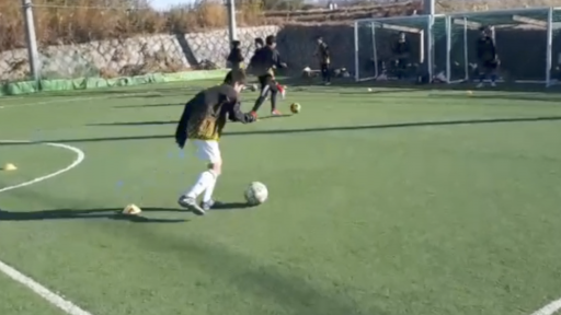 【サッカー 練習メニュー】インターバル走(ドリブル)