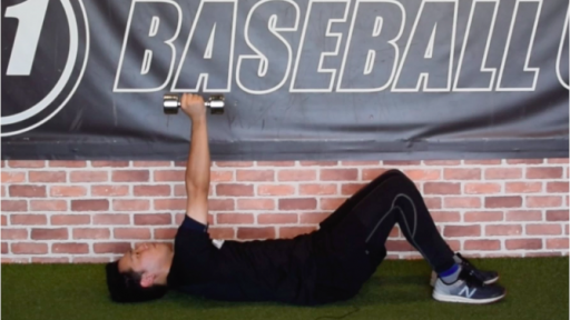【野球 練習メニュー】肩甲骨のダンベルトレーニング③外転エクササイズ