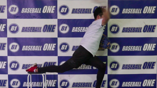 【野球  練習メニュー】前足の股関節に体重を乗せる練習方法