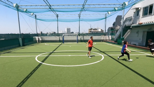 【サッカー  練習メニュー】ウォーミングアップ(チャレンジ!ペアリフティング!)