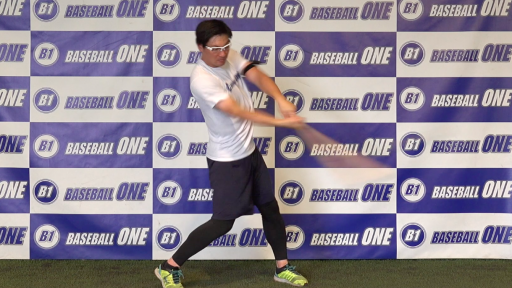 【野球  練習メニュー】軸足と押し手の連動を覚える為の練習方法