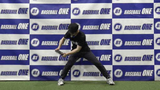 【野球  練習メニュー】力を受け止める動きを覚えるトレーニング サイドランジプレートプッシュ