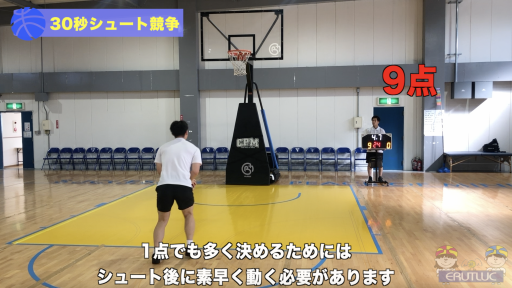 30秒シュート競争