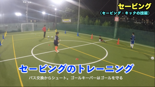 【サッカー  練習メニュー】セービング④【トレーニング編】