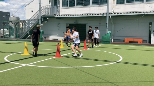 【サッカー  練習メニュー】ウォーミングアップ 低学年向け・じゃんけんリレー