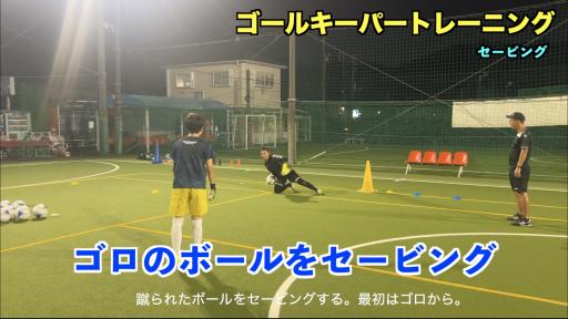 ゴールキーパートレーニング【セービング①】