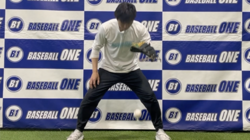 下半身を使ったタッチ練習