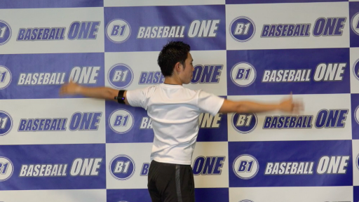 【野球 練習メニュー】体幹と上半身の連動した動きを高めるメニュー