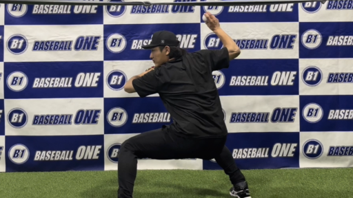 【野球  練習メニュー】低くステップしていく練習方法