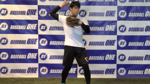 【野球  練習メニュー】捕球から送球へのステップを覚える為の練習方法