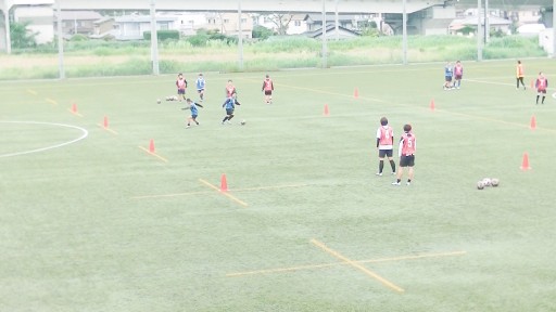 【  練習メニュー】パス&コントロール&ドリブル