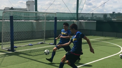 【フットサル  練習メニュー】ゴール前での1x GK