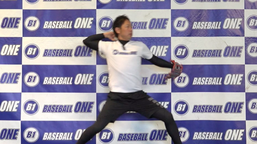 【野球  練習メニュー】腕を大きく使う練習方法「肩に手を置き肩甲骨から大きく回し投球」