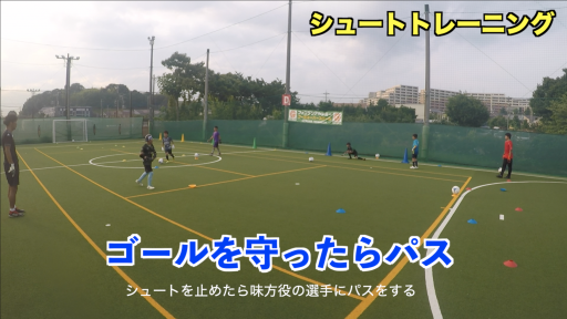 【サッカー  練習メニュー】シュートトレーニング④