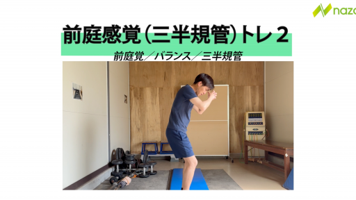 前庭感覚(三半規管のトレーニング)②