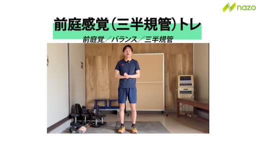 前庭感覚(三半規管のトレーニング)①