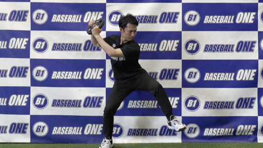 【野球  練習メニュー】スイング動作での出力を高めるトレーニング　プレートレッグアップスイング
