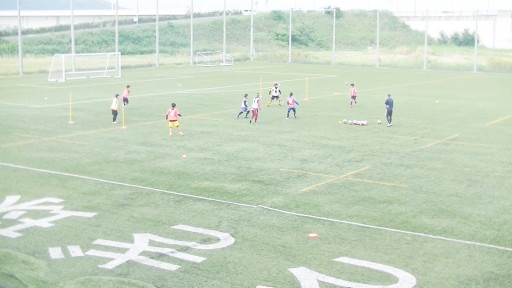 【サッカー  練習メニュー】ポゼッションプレー_4v4+2ポールゴール