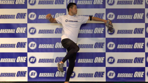 【野球  練習メニュー】前足のバランス力を高める練習方法
