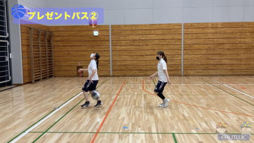 【バスケ  練習メニュー】プレゼントパス②