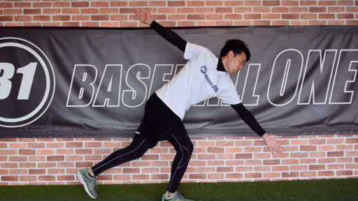 【野球  練習メニュー】バランスを保ちながら動作を行うトレーニング