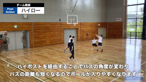 バスケ練習メニュー動画＞ハイロー｜チーム戦術【Sufu】