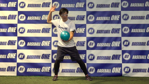 【野球  練習メニュー】開きを抑え押し手の使い方を覚える為の練習方法