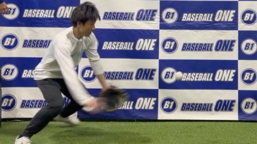 【野球  練習メニュー】捕球時に足が止まってしまう選手