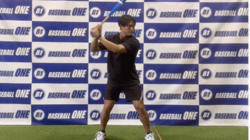 【野球  練習メニュー】ステップ足の幅を確認する練習方法