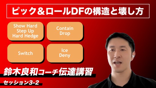 【バスケ】【クリエイト局面の原理原則】鈴木良和コーチ伝達講習 セッション3-2
