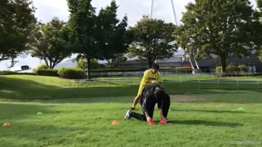 【サッカー  練習メニュー】GKトレーニング ステッピング①