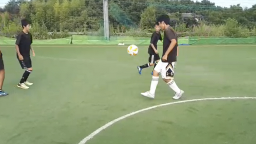 【サッカー  練習メニュー】アイスブレイクメニュー(ノーバウンドリフティング)