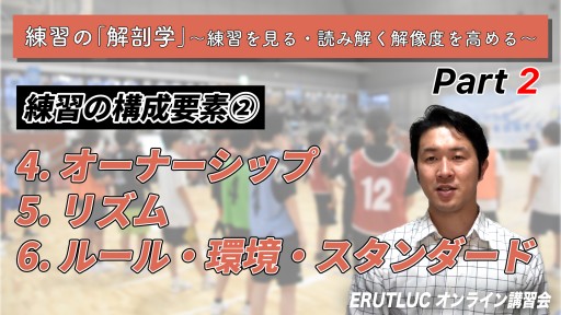 【バスケ 練習メニュー】【練習の構成要素②】練習の解剖学 〜練習を見る・読み解く解像度を高める〜 ②