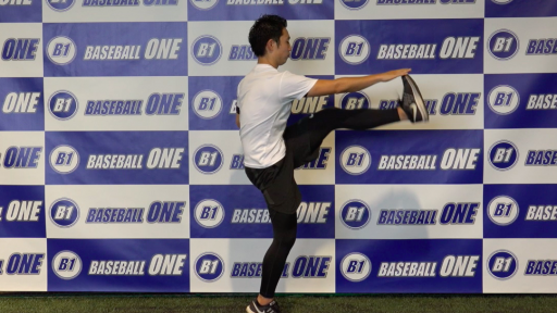 【野球  練習メニュー】対角運動とバランスを高めるメニュー